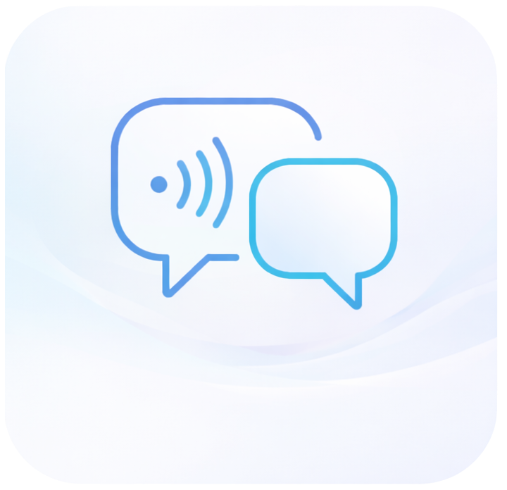 Sound wave communication symbol